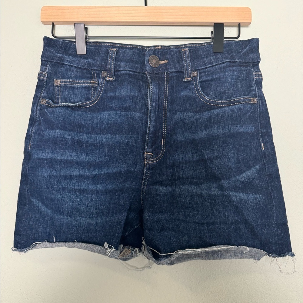 American Eagle Outfitters Dark Blue Denim Jean Shorts